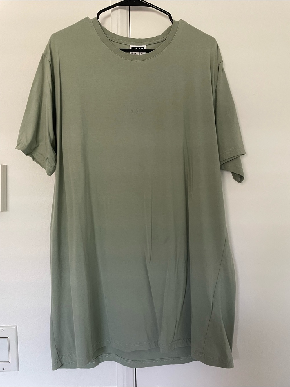 LSKD Men's Short Sleeve Crew Tee in Sage Green